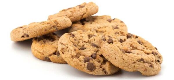 Biscuits with chocolate chips