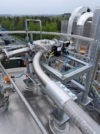 Pneumatic conveying system from Hosokawa Solids