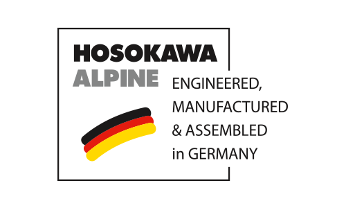 Notez que les machines Hosokawa Alpine sont conçues, fabriquées et assemblées en Allemagne.